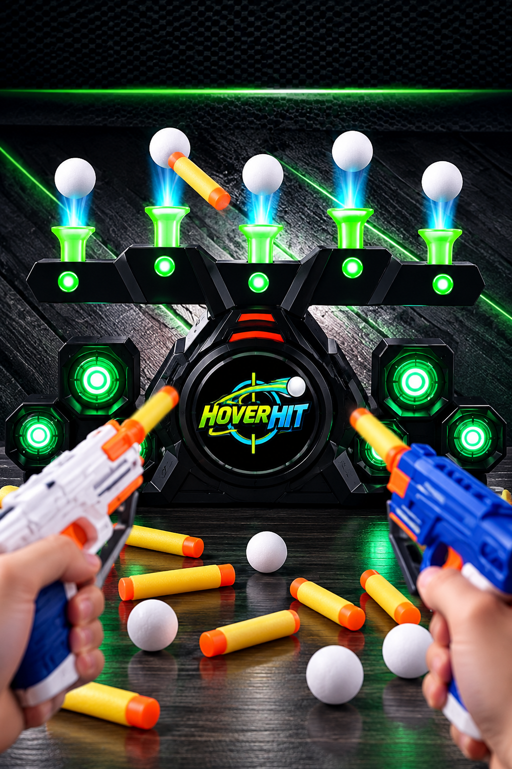 HoverHit Floating target game